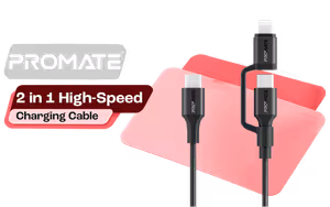 Promate PowerLink-CCi 60W 2-in-1 Charging Cable - image 1