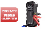 Promate SPARKTANK-20 2000A 20,000mAh Jump Starter with Power Bank - image 1