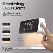 Promate LUMIX-15W 15W Wireless LED Alarm Clock - image 6