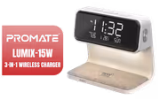 Promate LUMIX-15W 15W Wireless LED Alarm Clock - image 1