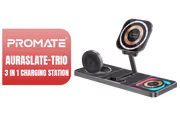 Promate AuraSlate-Trio 15W MagSafe 3-in-1 Wireless Charger - image 1