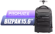 Promate BIZPAK-TR 15.6" Heavy Duty Trolley Bag - High Capacity - image 1