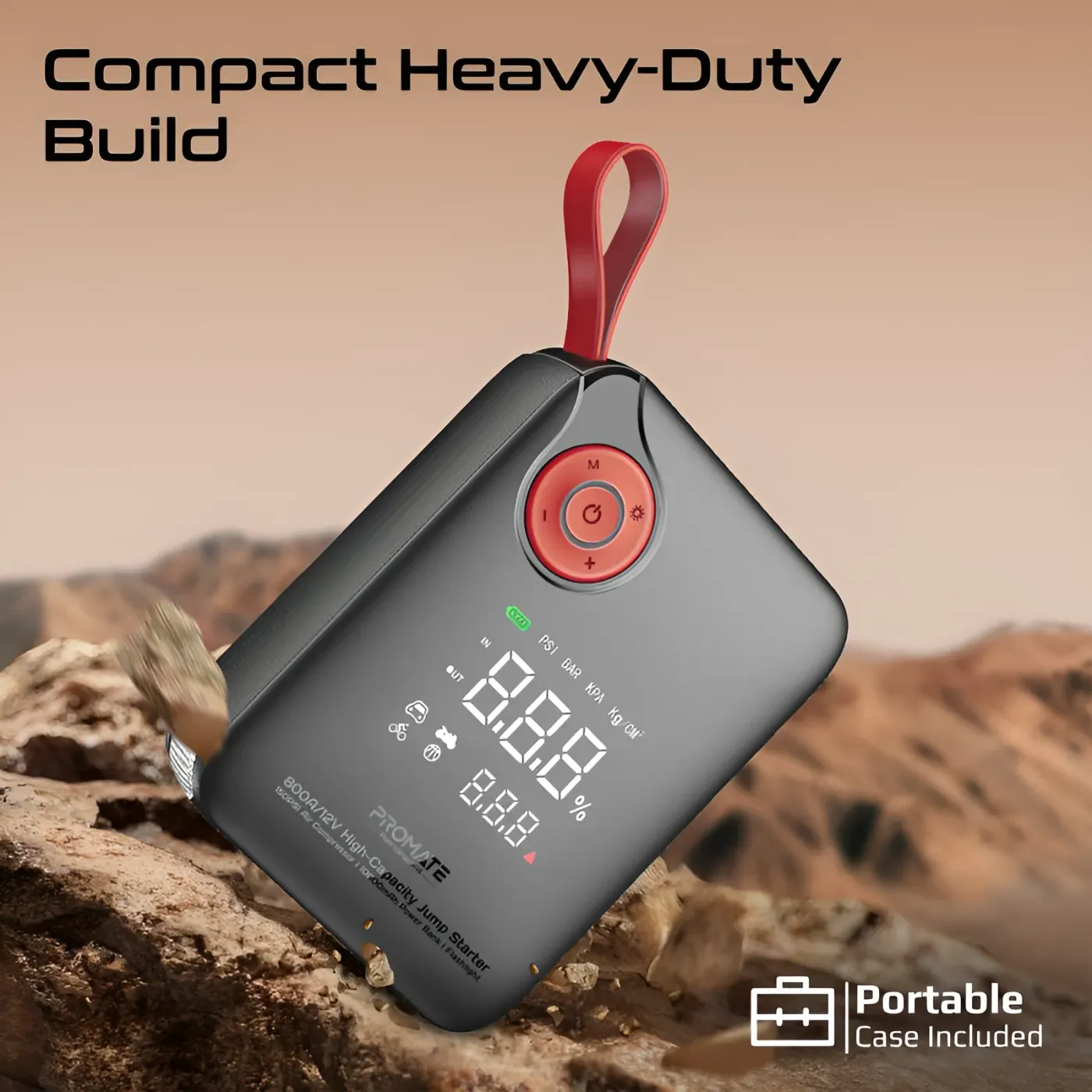 Compact PatrolPack-4 stored in a vehicle boot compartment