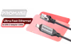 Promate CLINK-RJ45 1000Mbps Ethernet to USB-C Cable - image 1