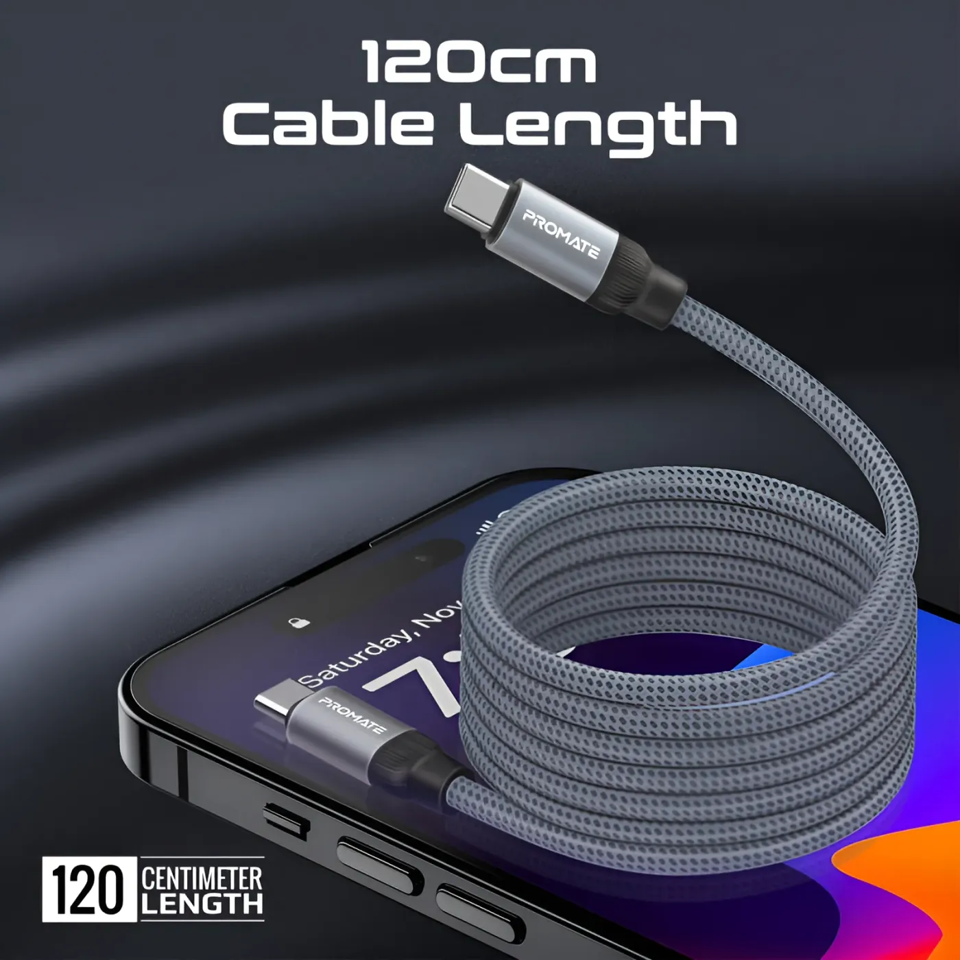 Cutaway detail showing the thick copper core of the Springy cable
