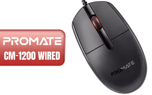 Promate CM 1200 Ergonomic Optical Mouse - Image 1