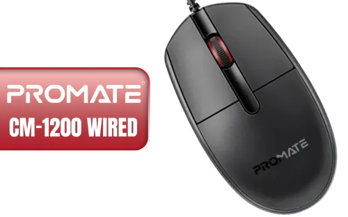 Promate CM 1200 Ergonomic Optical Mouse - Image 1