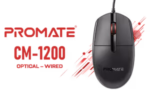 Promate CM 1200 Ergonomic Optical Mouse - Image 1