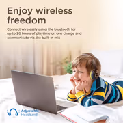 Promate Coddy Emerald Wireless Kid Headphones — 20h Playtime - image 4