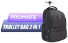 Promate COMPACT-TR 2-in-1 Trolley Bag & Backpack for 15.6" - image 1