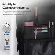 Promate COMPACT-TR 2-in-1 Trolley Bag & Backpack for 15.6" - image 9