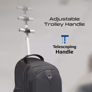 Promate COMPACT-TR 2-in-1 Trolley Bag & Backpack for 15.6" - image 6