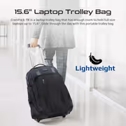 Promate CRAMPACK-TR Trolley Bag for 15.6" Laptops - image 5