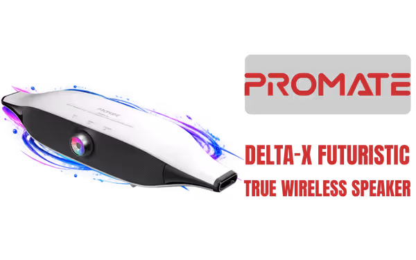 Promate Delta-X 20W Wireless Party Speaker with Lights - image 1 Promate Delta-X 20W Wireless Party Speaker with Lights - image 1