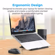 Promate DESKMATE-5.GREY Aluminum Laptop Stand up to 17" - image 6