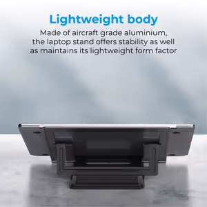 Promate DESKMATE-5.GREY Aluminum Laptop Stand up to 17" - image 5