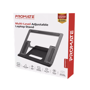 Promate DESKMATE-5.GREY Aluminum Laptop Stand up to 17" - image 2