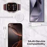 Promate Fusion-CCW 100W Multi-Device Charging Cable - White - image 9