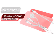 Promate Fusion-CCW 100W Multi-Device Charging Cable - White - image 1
