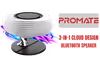 Promate HOMECLOUD.UNI 3-in-1 Cloud Bluetooth Speaker with Qi Charger - image 1