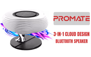 Promate HomeCloud 3 in 1 Desk Lamp Bluetooth Speaker - Image 1