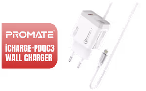 Promate iCharge-PDQC3 Wall Charger - Image 1