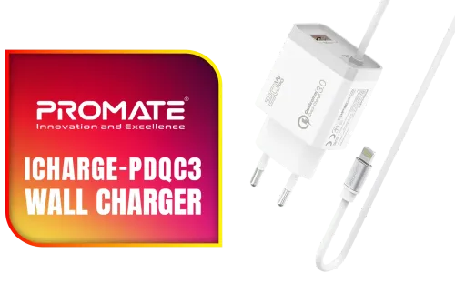 promate-icharge-pdqc3-38w-wall-charger-open-box - Image 1