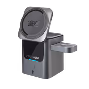 Promate IDOCK-TRIO 3-in-1 Wireless Charger — 15W MagSafe, Auto-Fold Watch Arm - image 2
