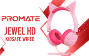 Promate JEWEL.BUBBLEGUM KidSafe Stereo Headset - Bubblegum - image 1
