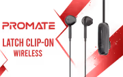 Promate Latch Clip-On Wireless Earphones — 14.2mm, 12hr - image 1