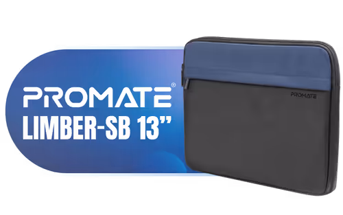 Promate LIMBER SB 13 Inch Laptop Sleeve Promate LIMBER SB 13 Inch Laptop Sleeve - Image 1