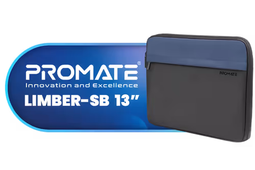 Promate LIMBER SB 13 Inch Laptop Sleeve - Image 1