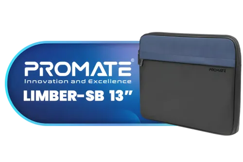 Promate LIMBER SB 13 Inch Laptop Sleeve - Image 1