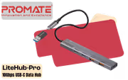 Promate LiteHub-Pro 10Gbps USB-C Multi-Port Data Hub - image 1