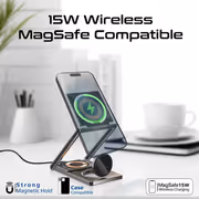 Promate LucidFold-Trio 3-in-1 Wireless Charging Station 15W - image 2