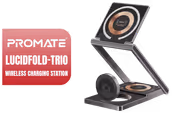 Promate LucidFold-Trio 3-in-1 Wireless Charging Station 15W - image 1