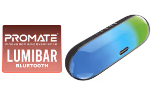 Promate LumiBar Portable Bluetooth Speaker - Image 1