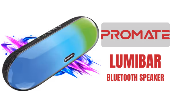 Promate LumiBar 10W Bluetooth v5.3 Portable Speaker - image 1 Promate LumiBar 10W Bluetooth v5.3 Portable Speaker - image 1