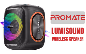 Promate LumiSound HD 40W True Wireless Speaker - Image 1