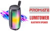 Promate LumiTower 8W Bluetooth Speaker with RGB Lights - image 1