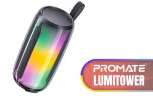 Promate LumiTower Portable Bluetooth Speaker - Image 1