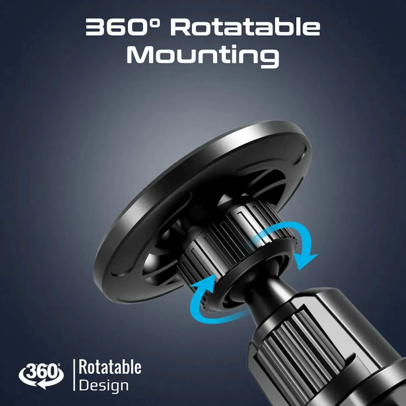 Height adjustment on the ClipMount vent holder
