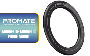 Promate Magnetite Magnetic Phone Mount Black Promate Magnetite Magnetic Phone Mount Black - Image 1