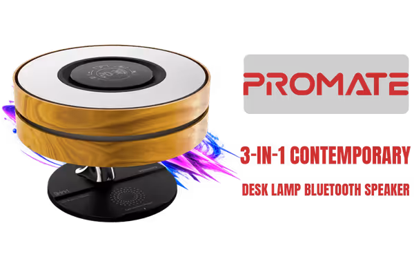 Promate MIRTH.UNI 3-in-1 Desk Lamp with 10W Bluetooth Speaker - image 1 Promate MIRTH.UNI 3-in-1 Desk Lamp with 10W Bluetooth Speaker - image 1