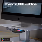 Promate Motorized Ergonomic Monitor & Laptop Stand with USB‑Hub & 18W PD - image 4