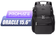 Promate Oracle 15.6" Laptop Backpack — Durable, Water-Resistant - image 1