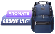 Promate Oracle 15.6" Laptop Backpack – Water-Resistant Office Bag - image 1