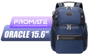 Promate Oracle 15.6" Laptop Backpack – Water-Resistant Office Bag - image 1