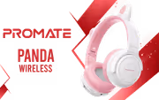 Promate PANDA.BUBBLEGUM Kids Headset — Bubblegum, 40H Playtime - image 1