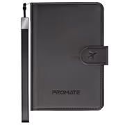 Promate PassMate Black Passport Holder — RFID, Find My, Bluetooth - image 3